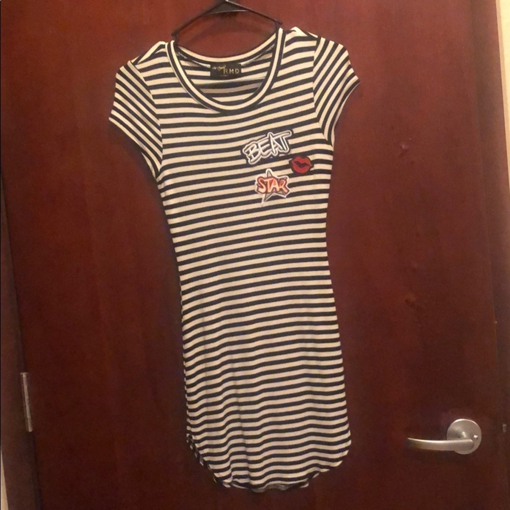 Striped T-shirt dress